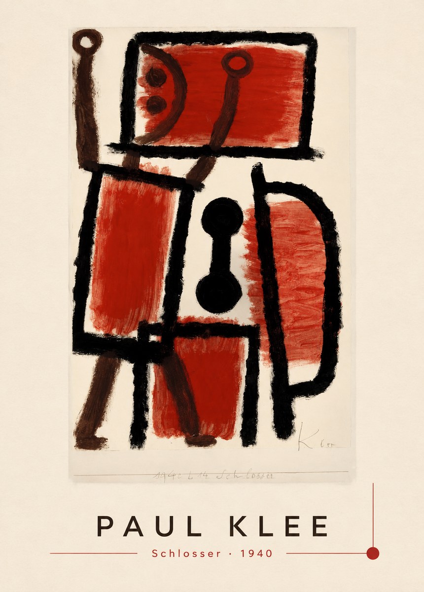Paul Klee Schlosser No3 - Poster
