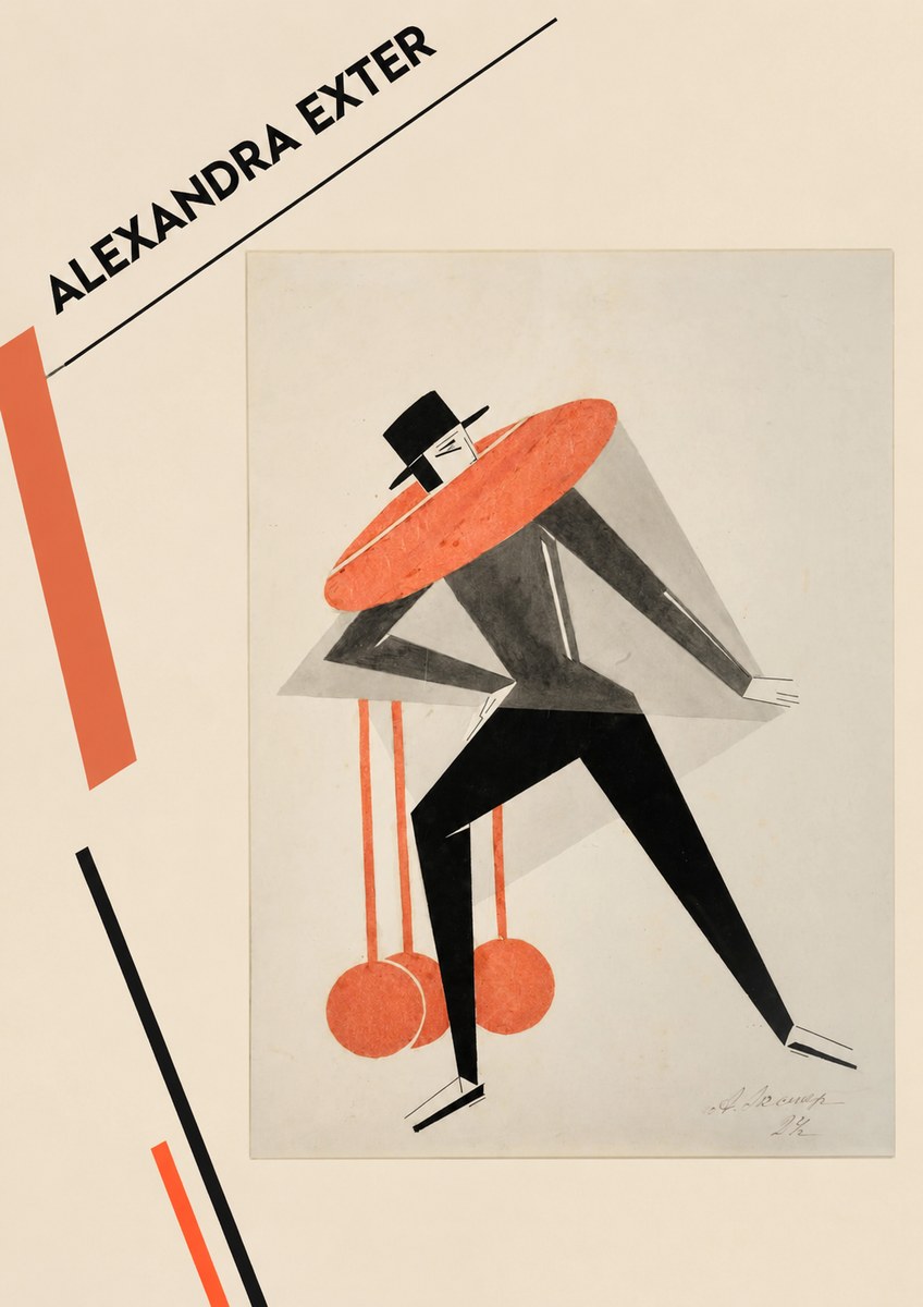 Alexandra Exter Constructivist Figure No2 - Poster