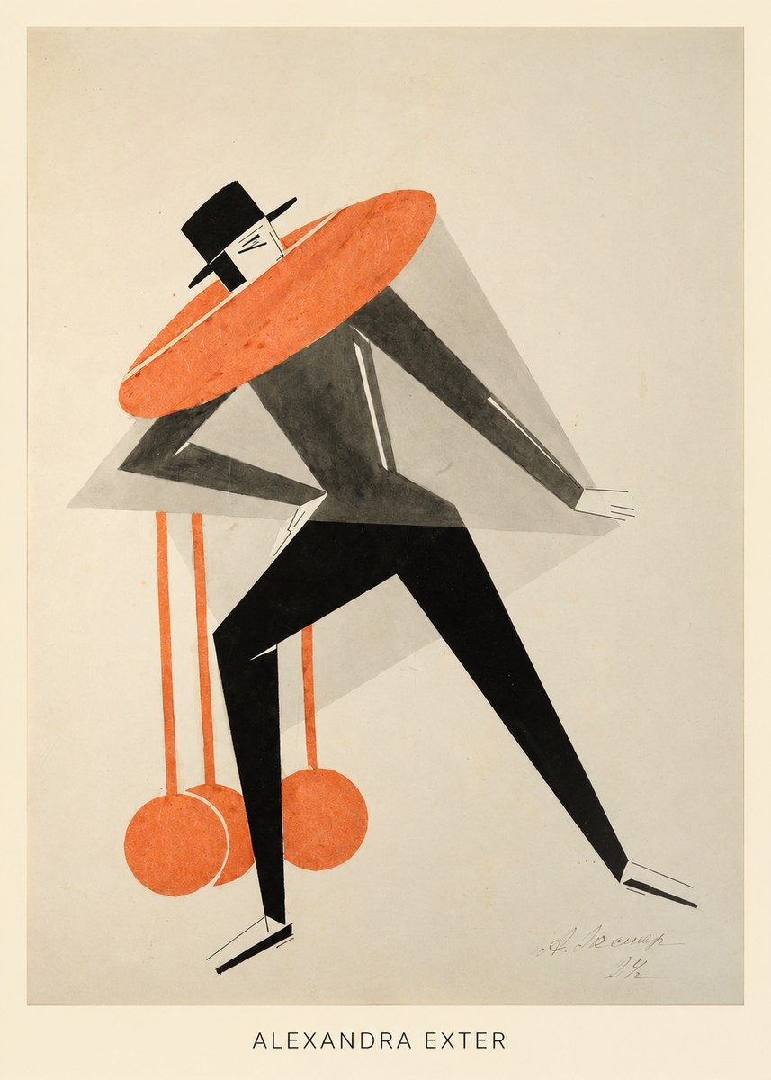 Alexandra Exter Constructivist Figure No6 - Poster