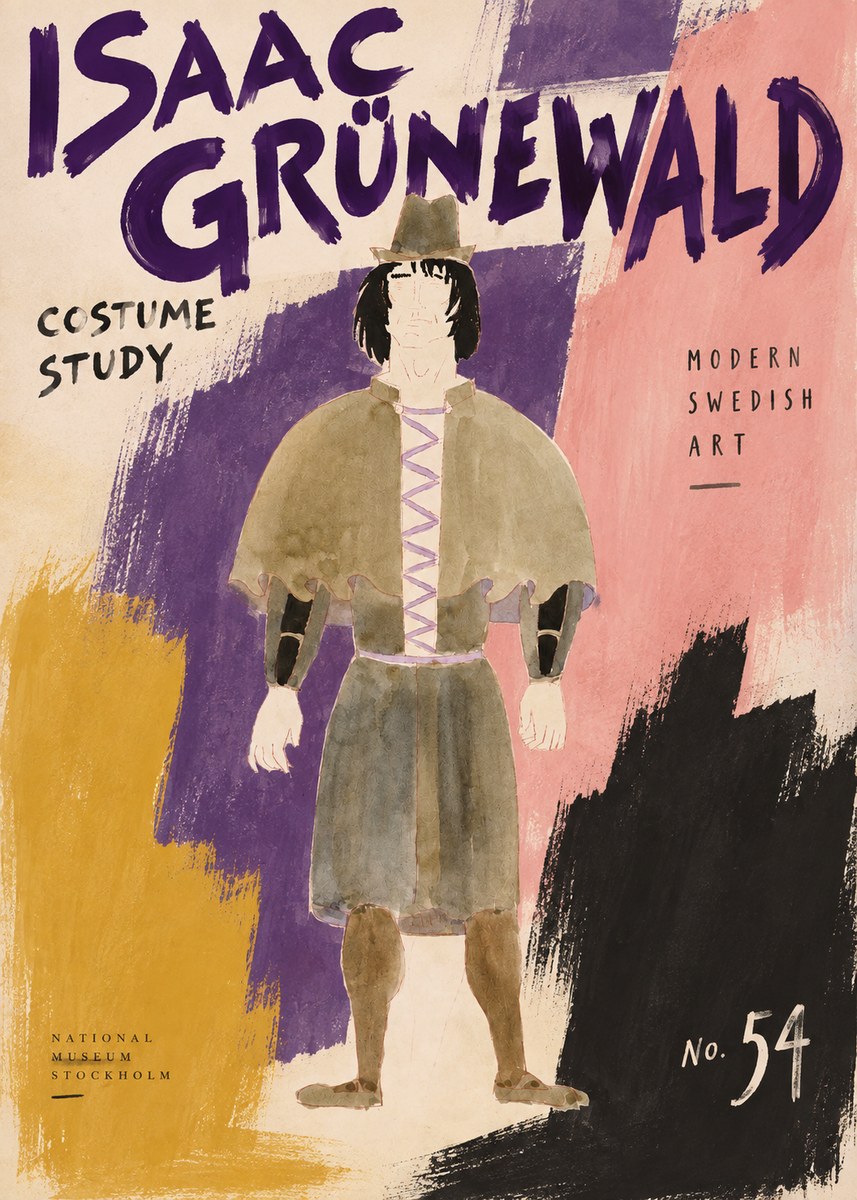 Isaac Grünewald Costume Study V No3 - Poster