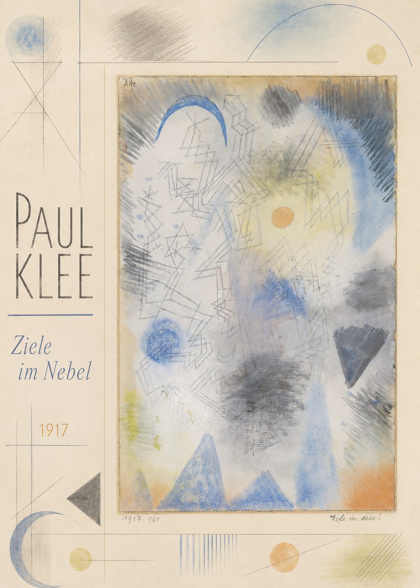 Paul Klee Ziele Im Nebel No2 - Poster