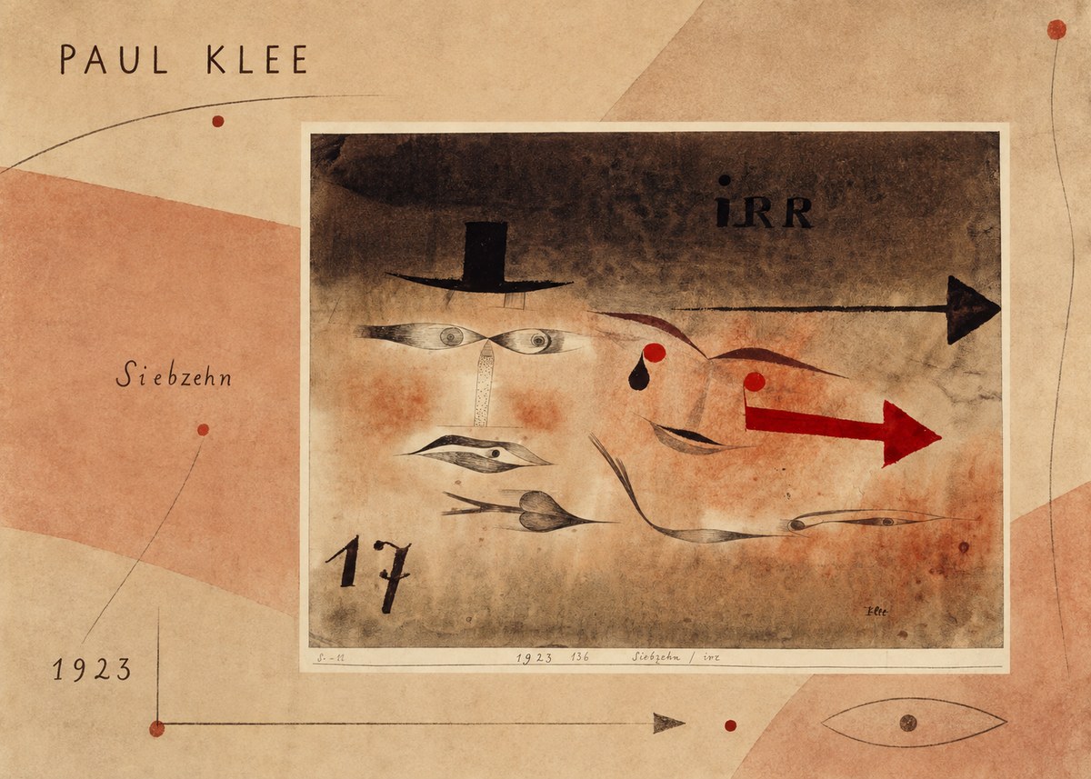 Paul Klee Siebzehn, Irr No5 - Poster