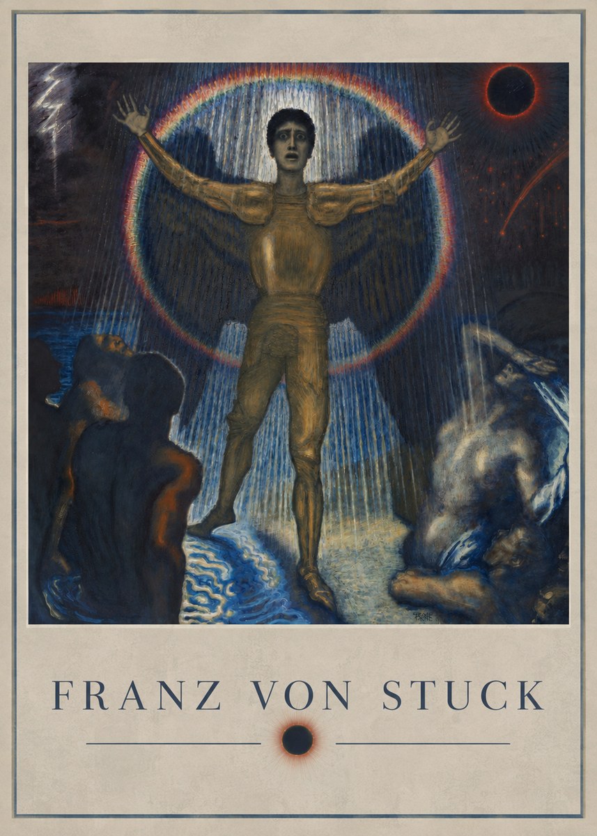 Franz von Stuck Lucifer No2 - Poster