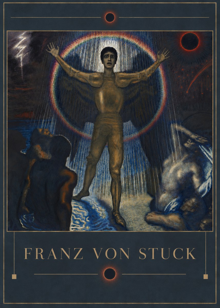 Franz von Stuck Lucifer No4 - Poster