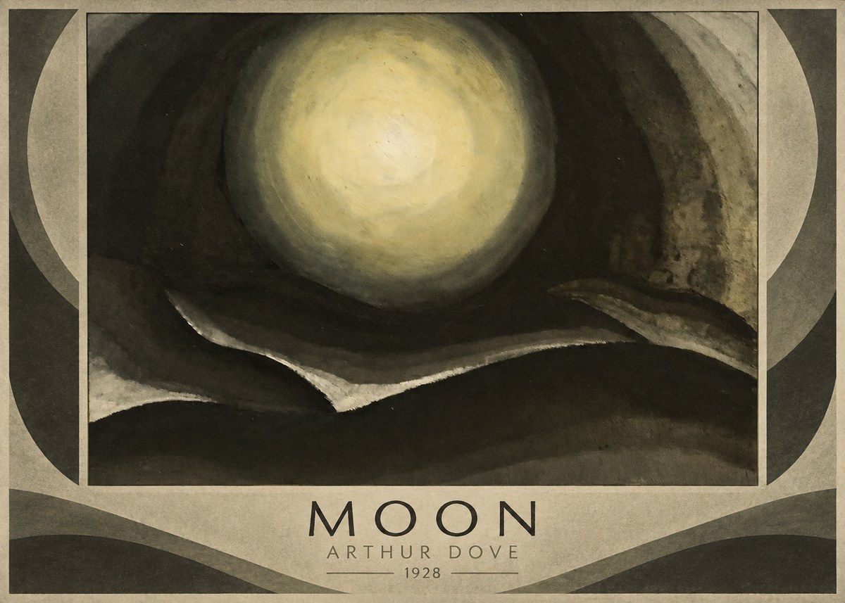 Arthur Dove Moon No1 - Poster
