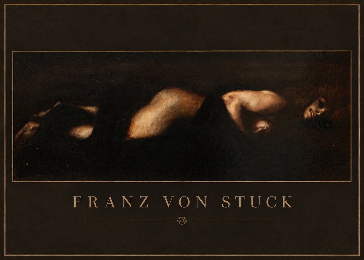 Franz von Stuck Der Schlaf No3 - Poster