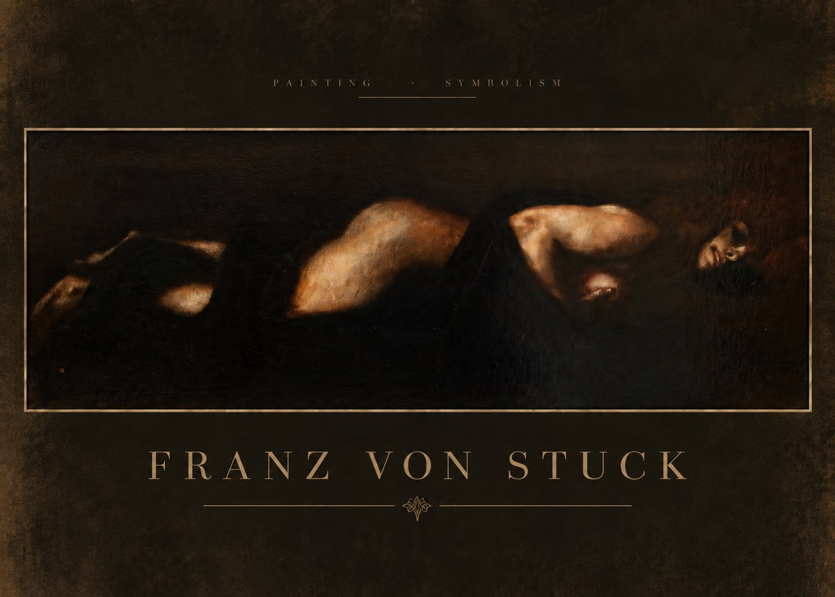 Franz von Stuck Der Schlaf No6 - Poster