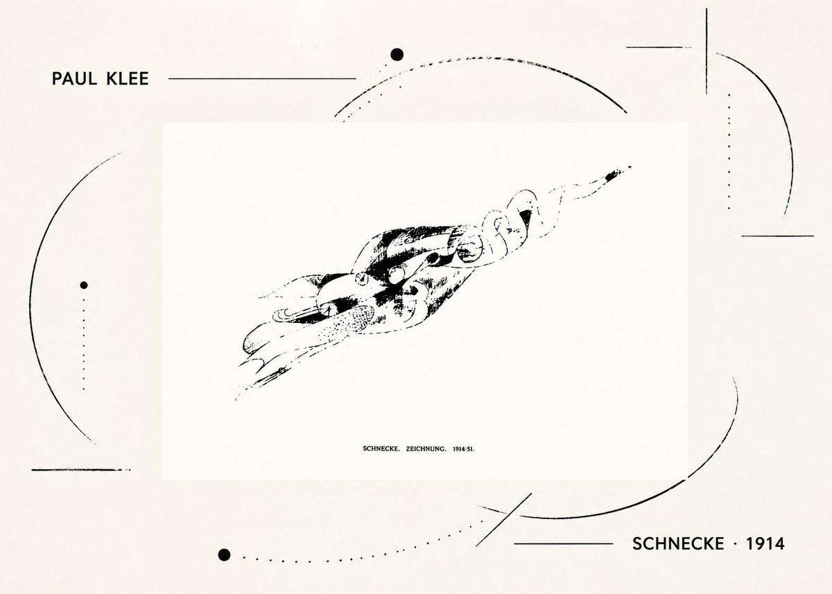Paul Klee Schnecke No2 - Poster