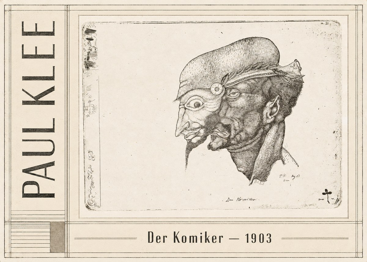 Paul Klee Der Komiker No2 - Poster