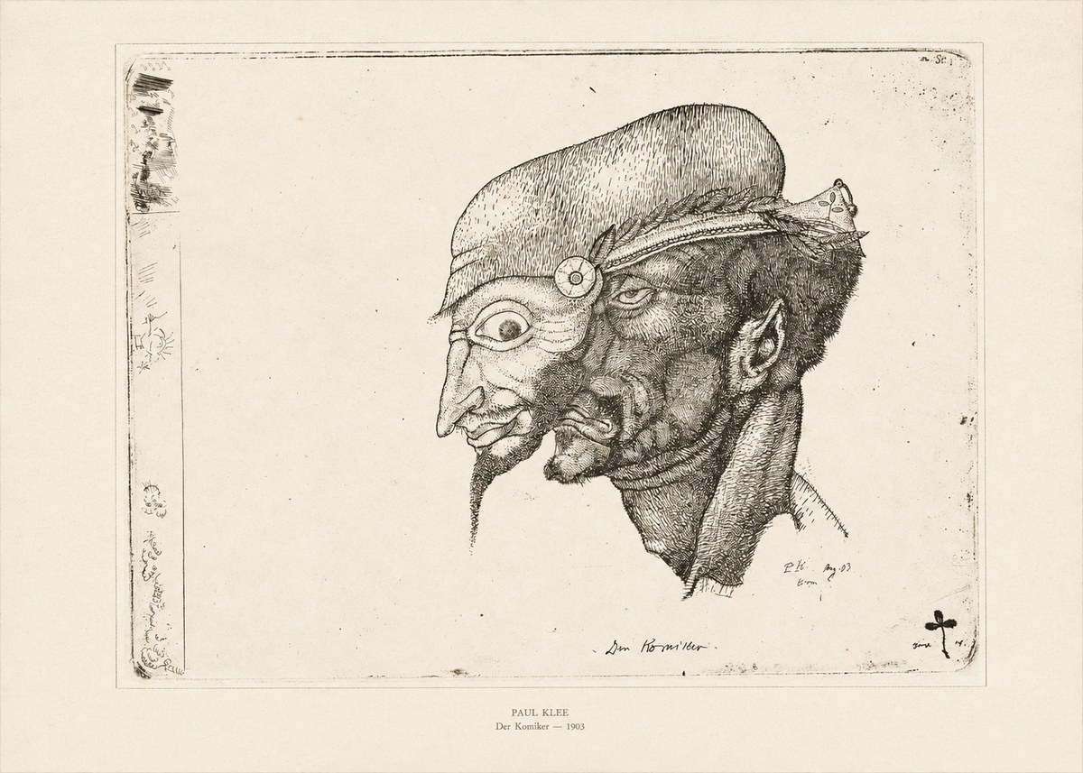 Paul Klee Der Komiker No6 - Poster