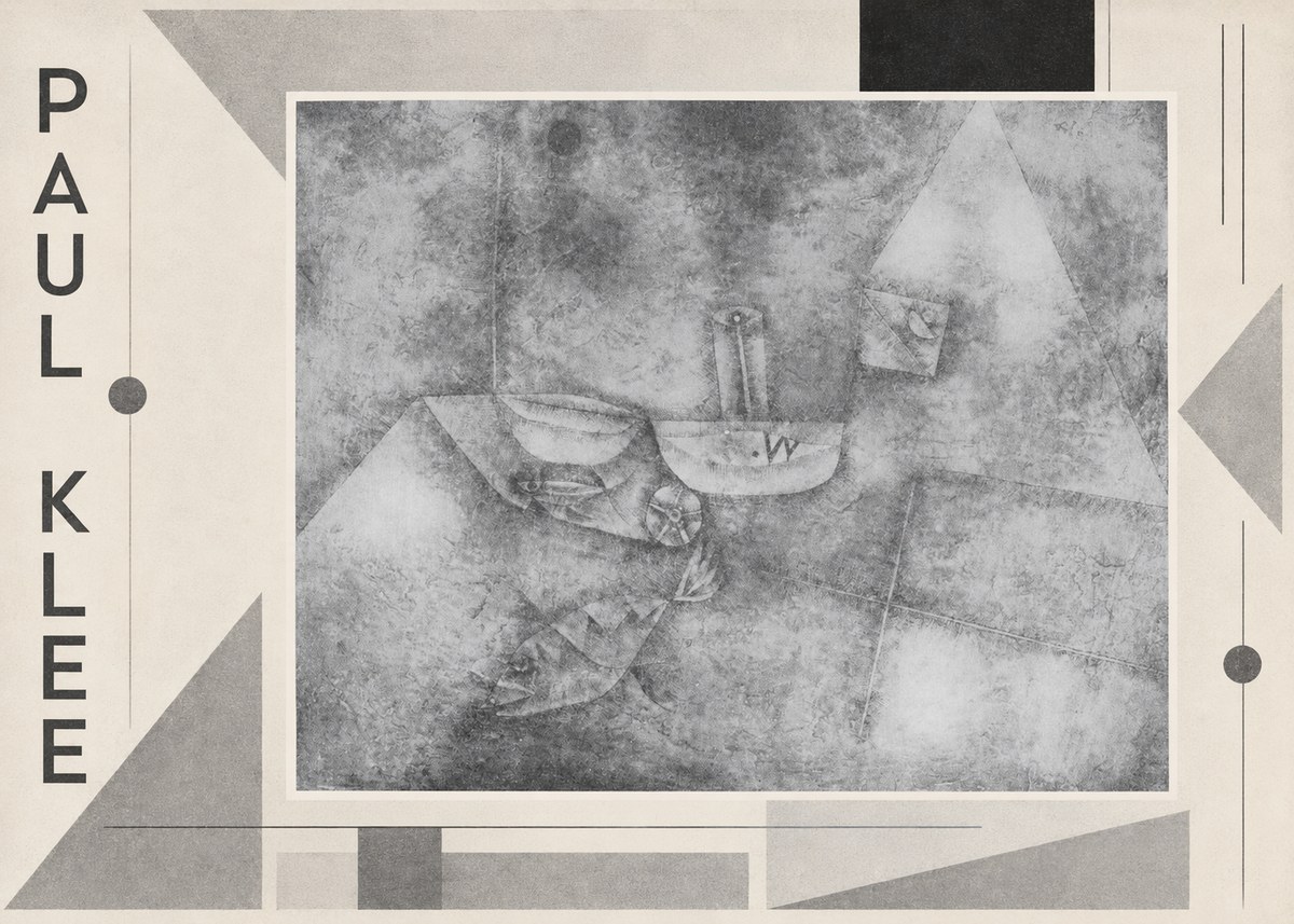 Paul Klee Boats at the Shore No2 - Poster