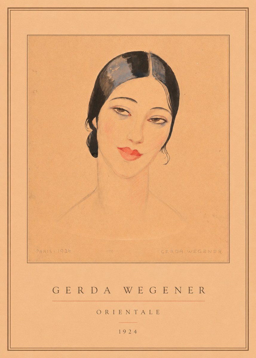 Gerda Wegener Orientale No5 - Poster