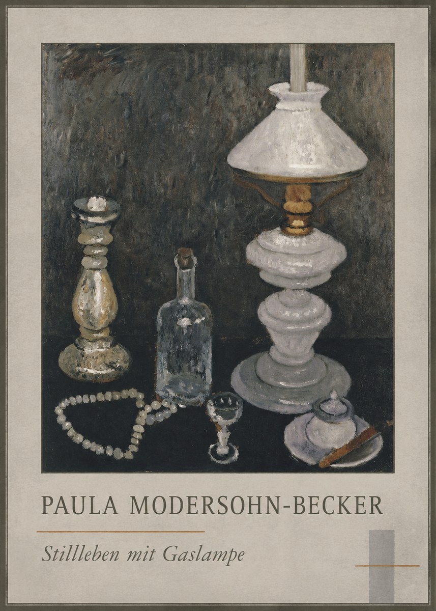 Paula Modersohn-Becker Stillleben Mit Gaslampe No1 - Poster