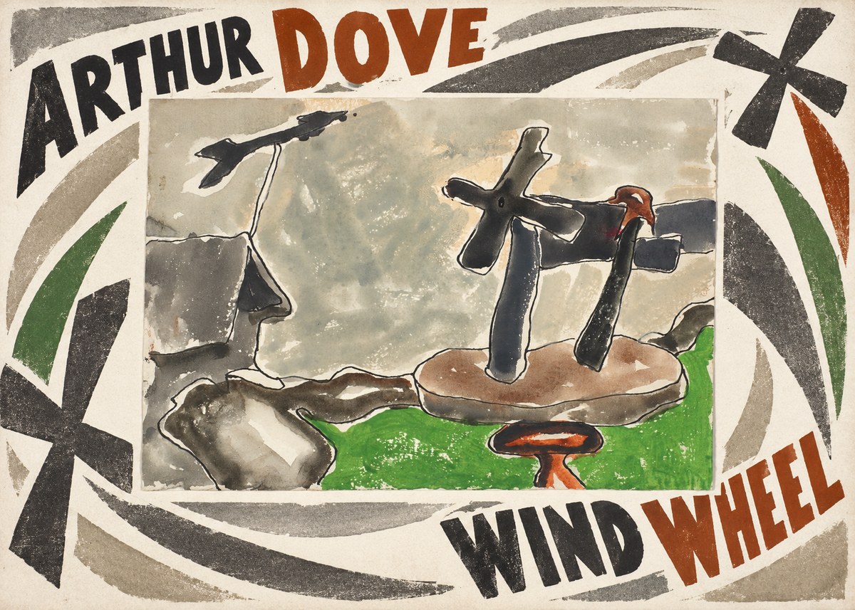 Arthur Dove Wind Wheel No6 - Poster