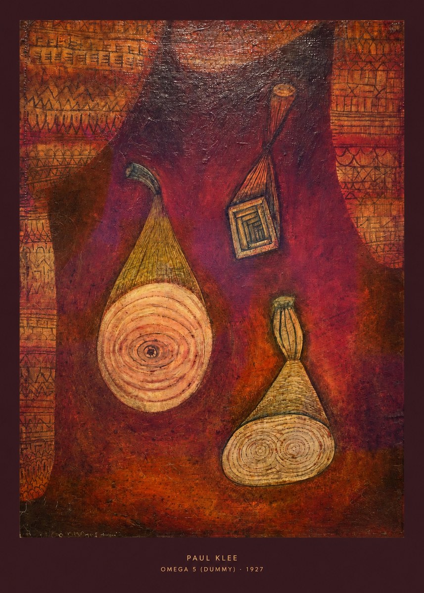 Paul Klee Omega 5 (Dummy) No5 - Poster