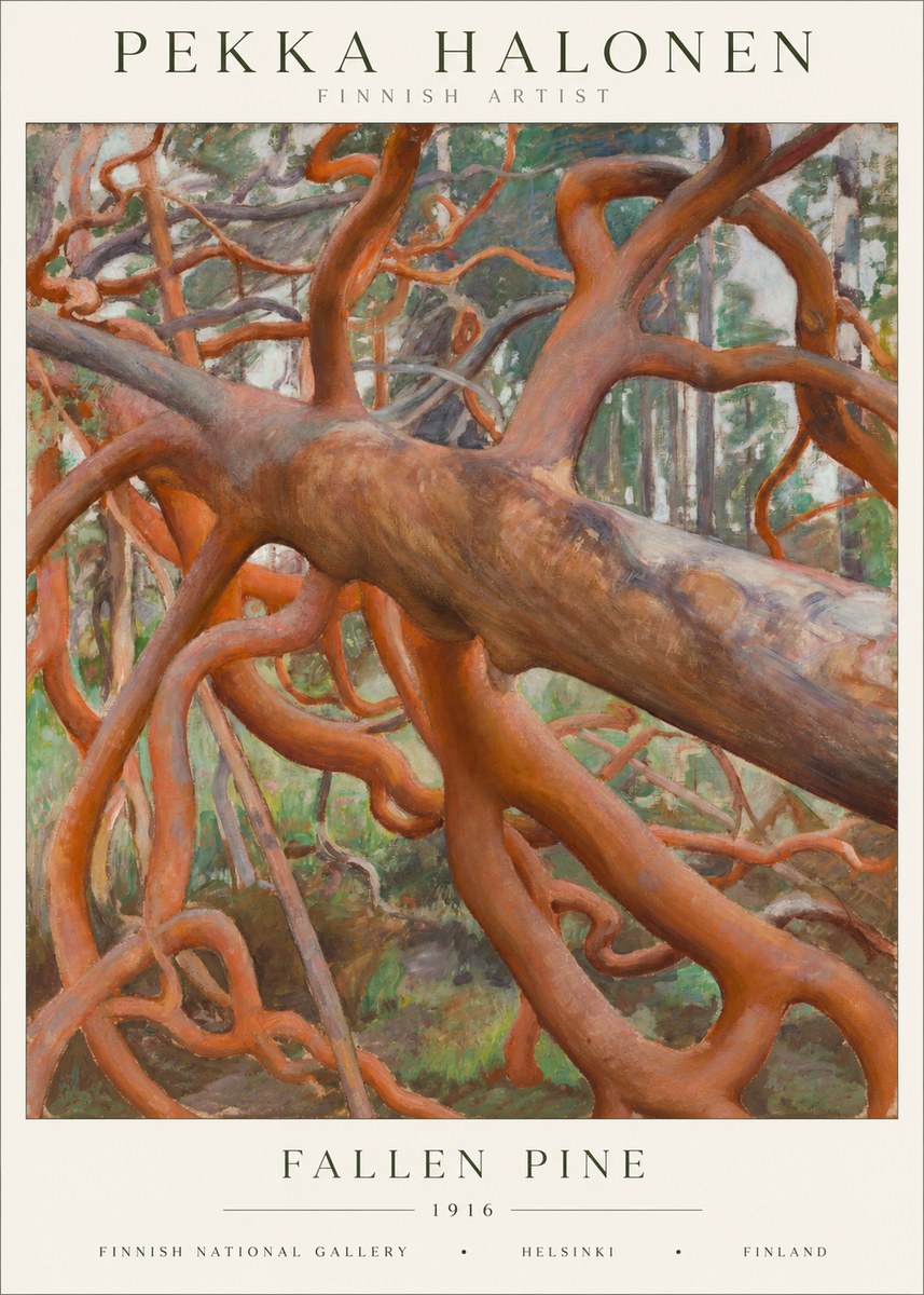 Pekka Halonen Fallen Pine No1 - Poster