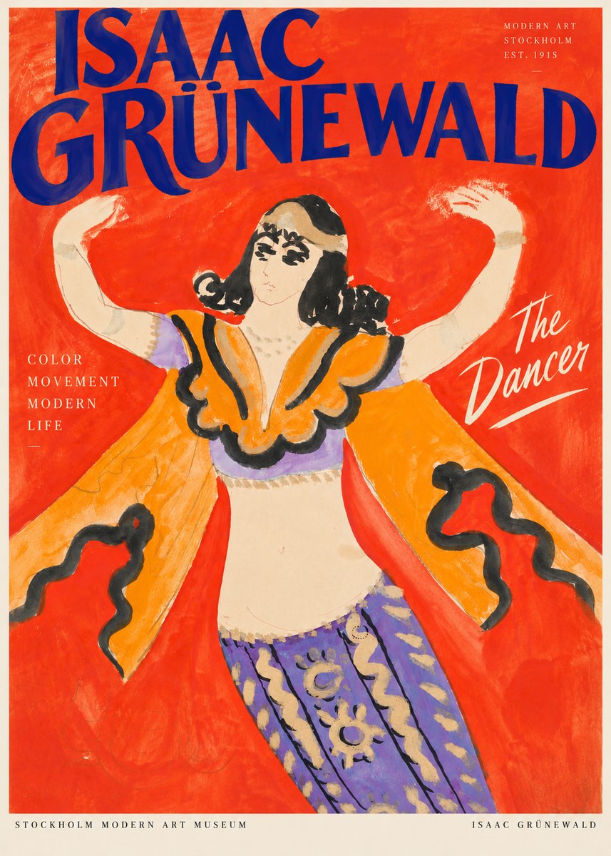 Isaac Grünewald The Dancer I No3 - Poster