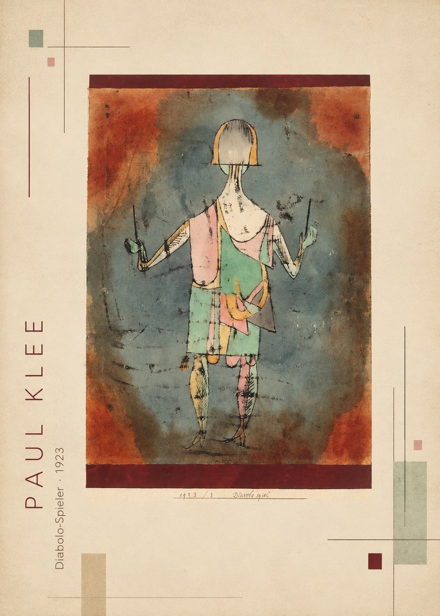 Paul Klee Diabolo-spieler No2 - Poster
