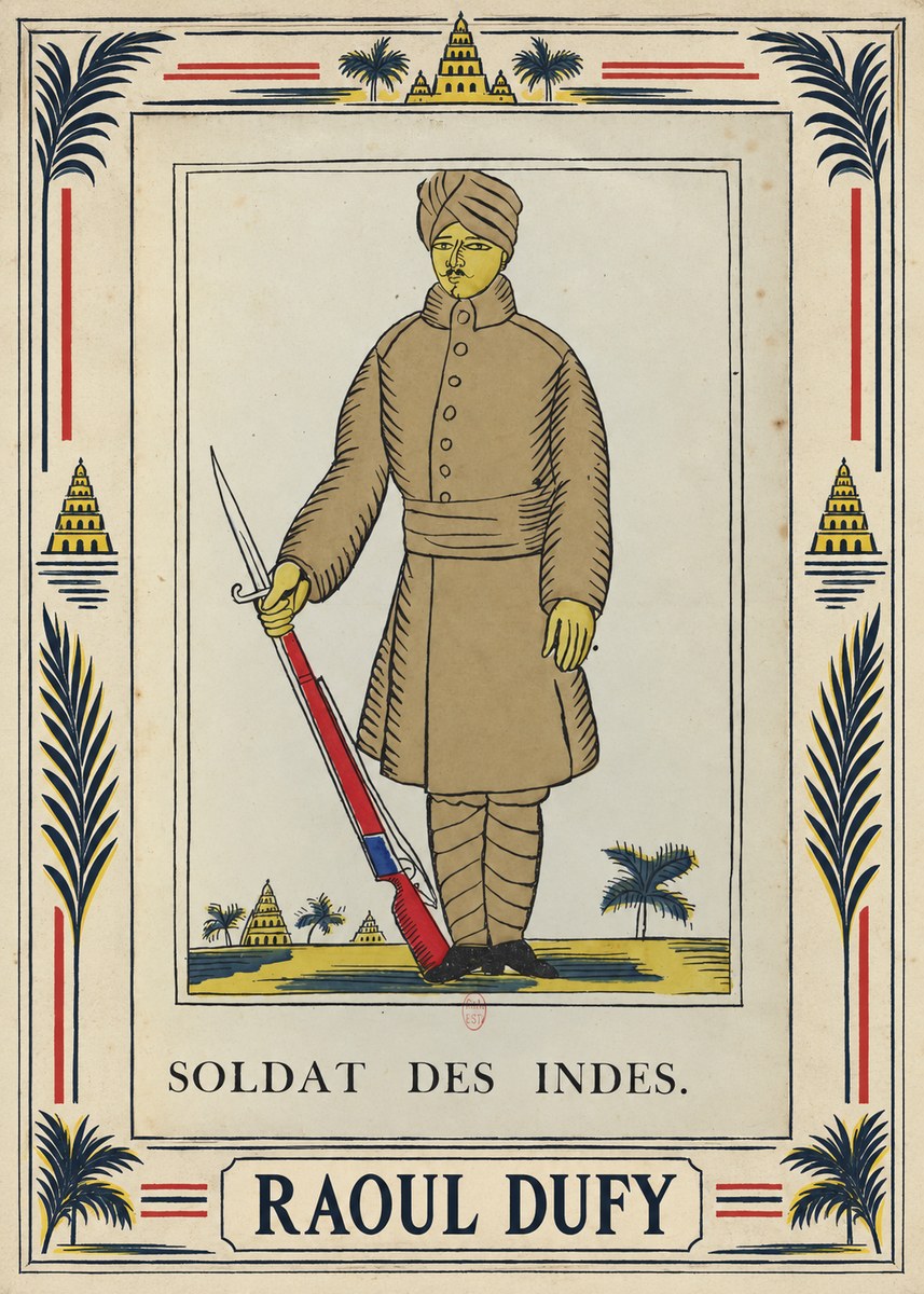 Raoul Dufy Soldat Des Indes. No5 - Poster