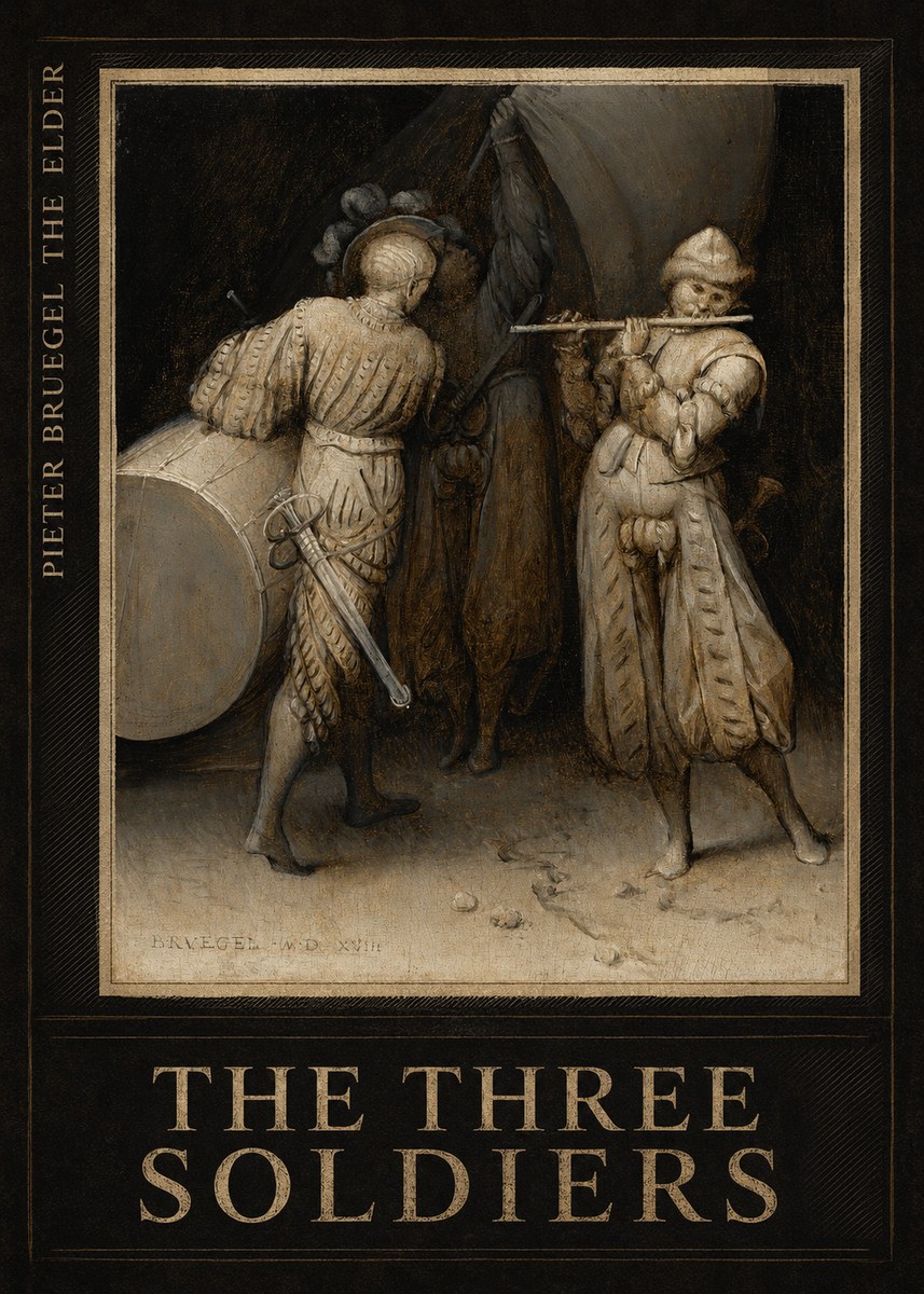 Pieter Bruegel The Three Soldiers No6 - Poster