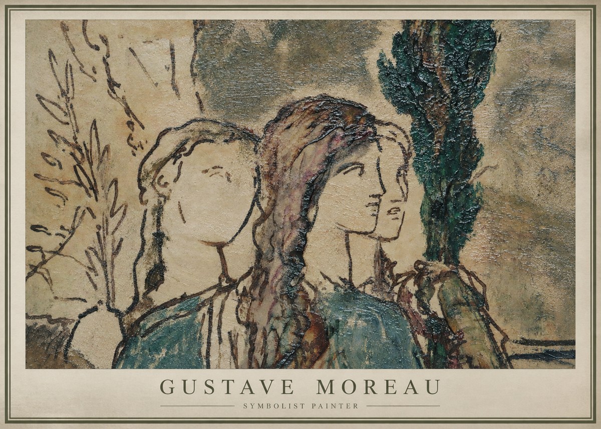Gustave Moreau Untitled II No1 - Poster