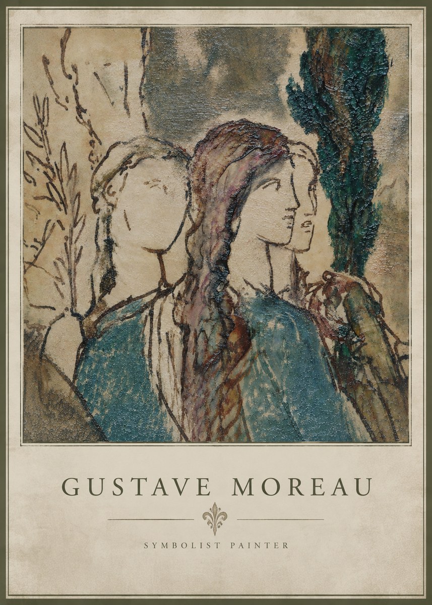 Gustave Moreau Untitled II No3 - Poster