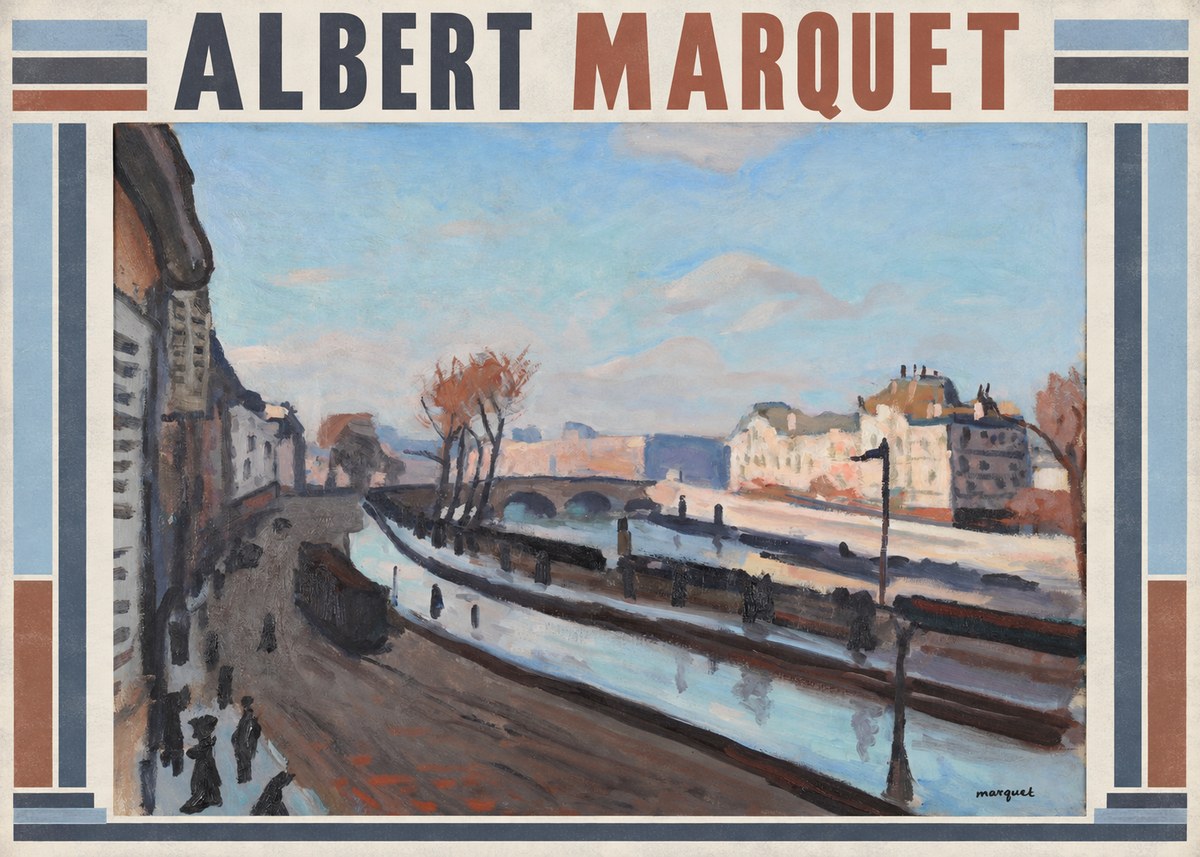 Albert Marquet Le Pont-neuf No5 - Poster