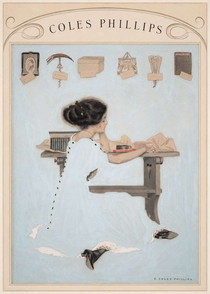 Coles Phillips Remembrance No3 - Poster