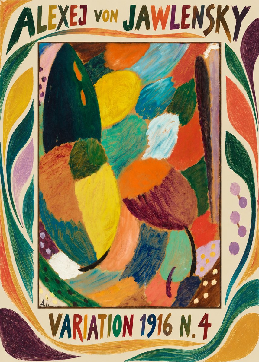 Alexej von Jawlensky Variation 1916 N.4 No3 - Poster