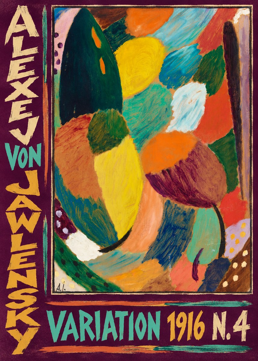 Alexej von Jawlensky Variation 1916 N.4 No5 - Poster