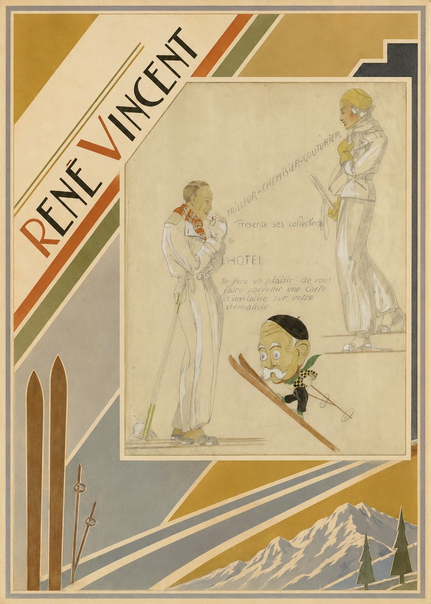 René Vincent Ttailleur-chemisier-couturier No2 - Poster