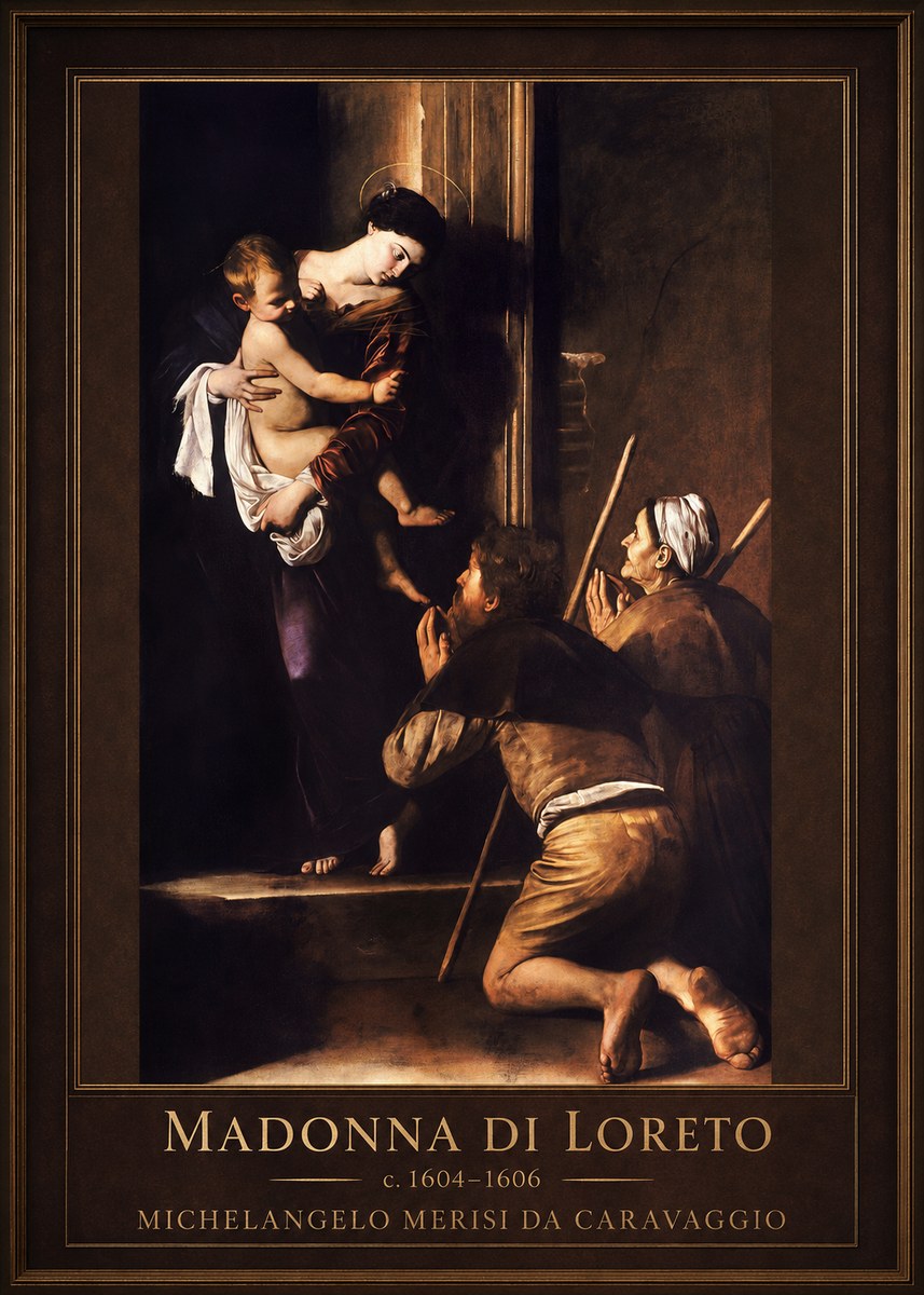 Michelangelo Merisi da Caravaggio Madonna Di Loreto No3 - Poster