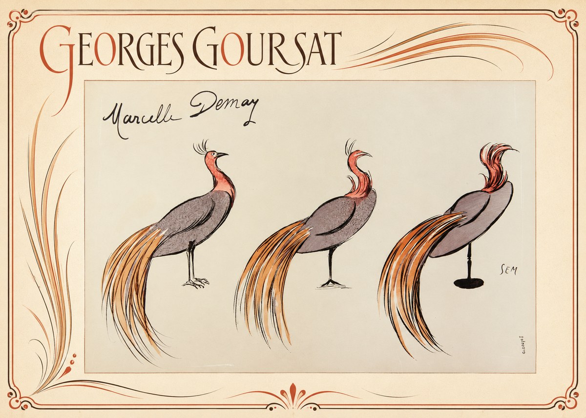 Georges Goursat Marcelle Demay No1 - Poster