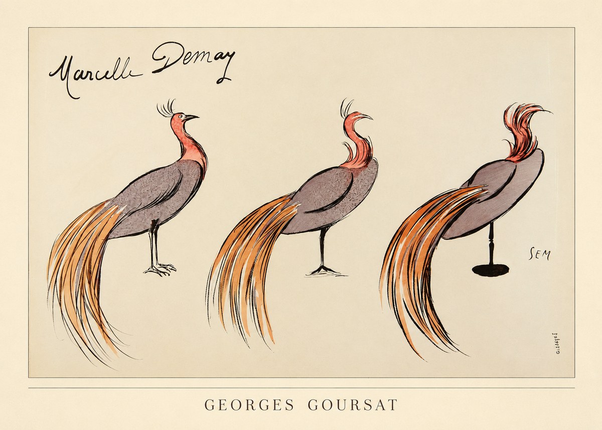 Georges Goursat Marcelle Demay No3 - Poster
