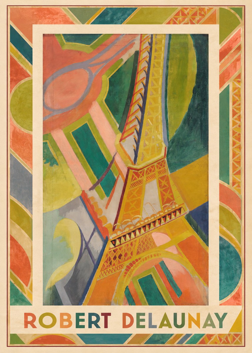 Robert Delaunay The Eiffel Tower No3 - Poster
