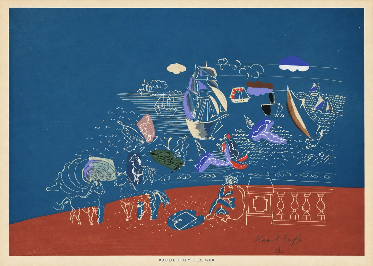 Raoul Dufy La Mer No6 - Poster