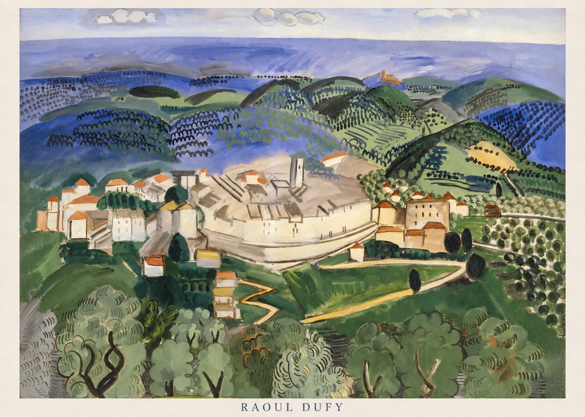 Raoul Dufy Vue De Vence No6 - Poster