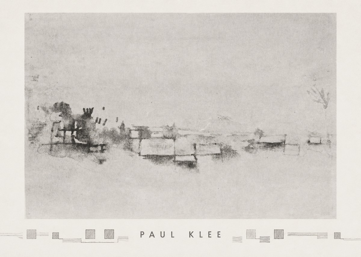 Paul Klee View of the Valley No3 - Poster