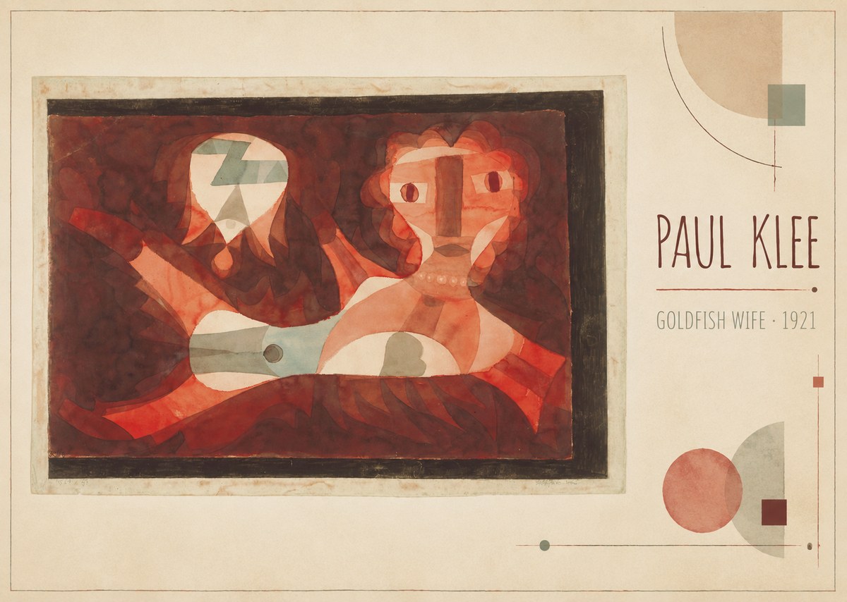 Paul Klee Goldfish Wife No3 - Poster