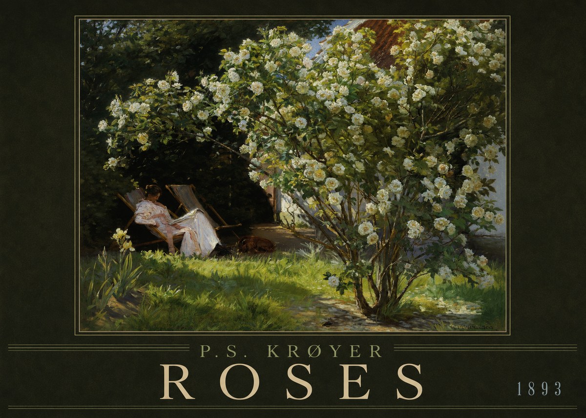 P.S. Krøyer Roses No5 - Poster