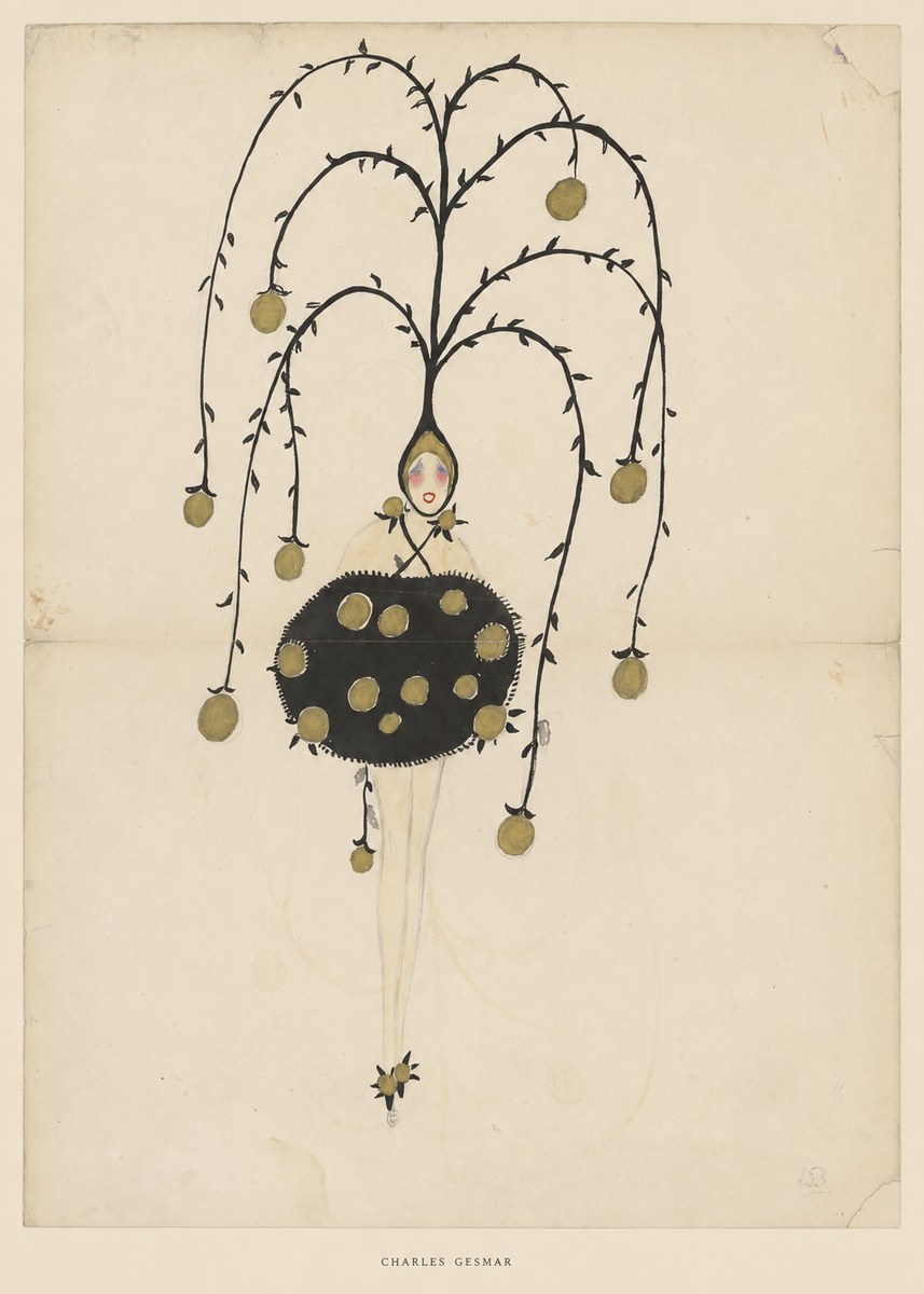 Charles Gesmar Figure with Hanging Orbs No5 - Poster