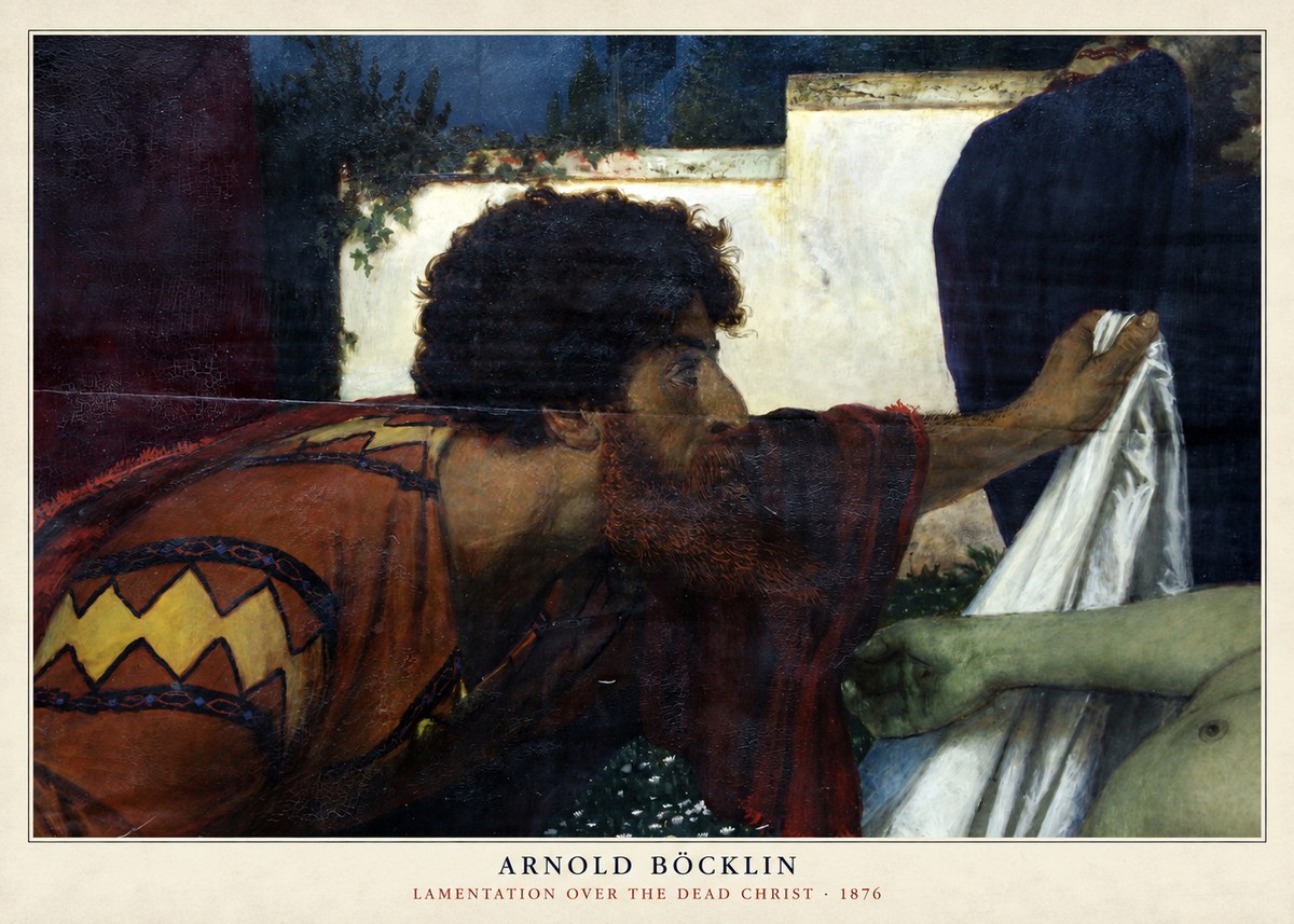 Arnold Böcklin Compianto Sul Cristo Morto No3 - Poster