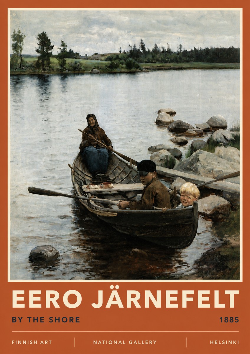 Eero Järnefelt By the Shore No5 - Poster