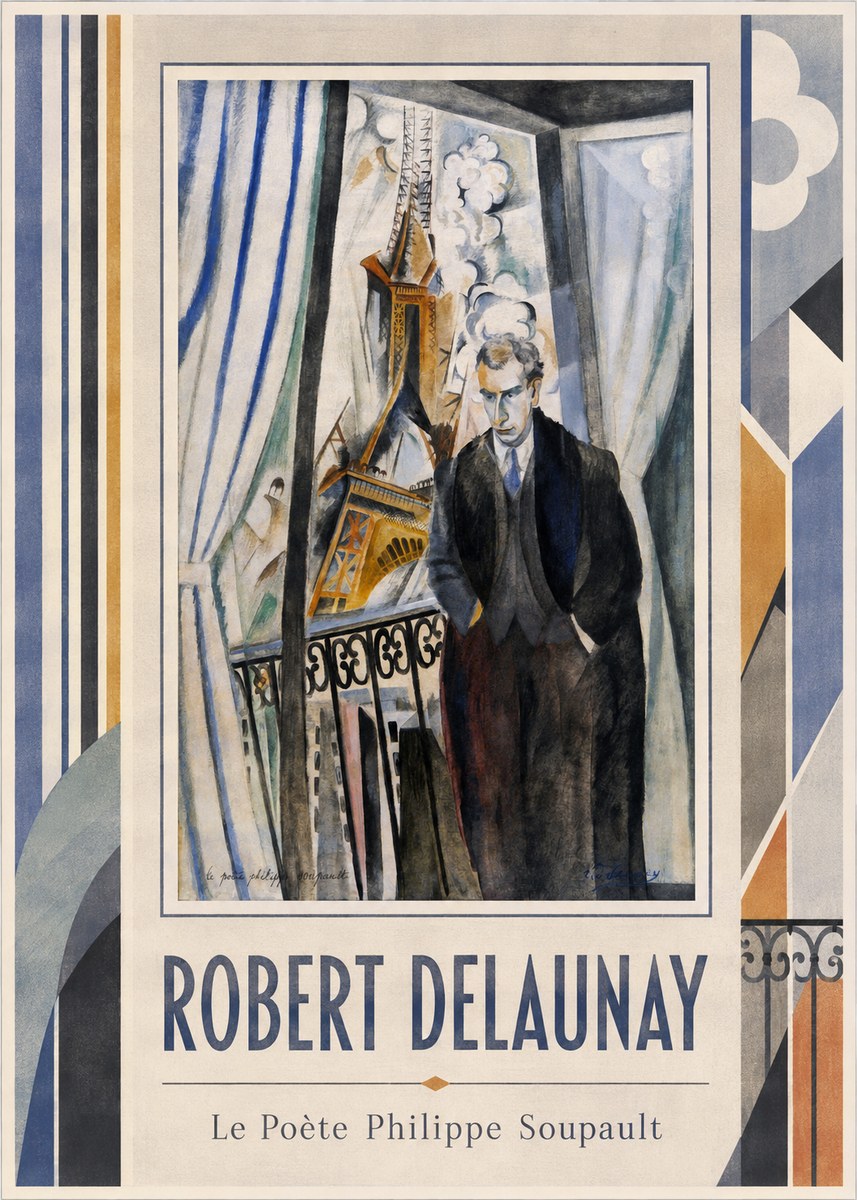 Robert Delaunay Le Poète Philippe Soupault No1 - Poster