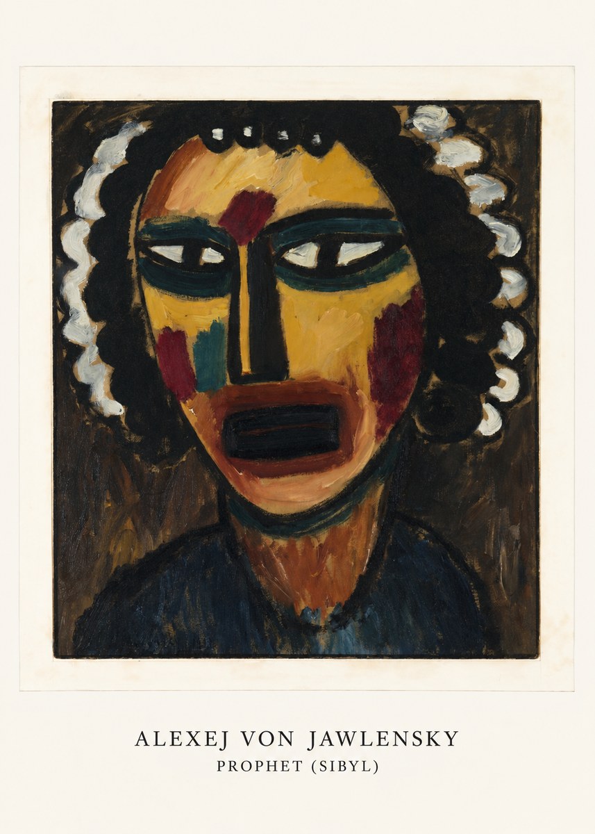Alexej von Jawlensky Prophet (Sibil) No5 - Poster