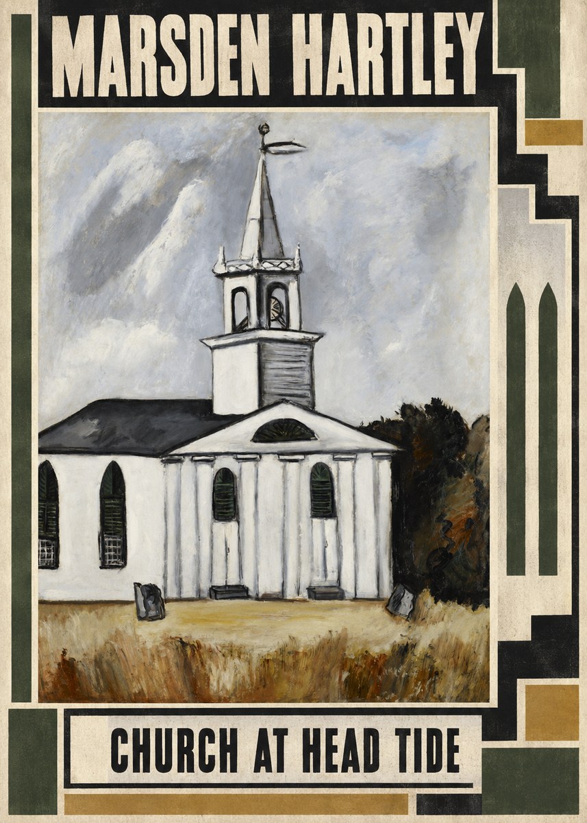 Marsden Hartley Church at Head Tide No2 - Poster