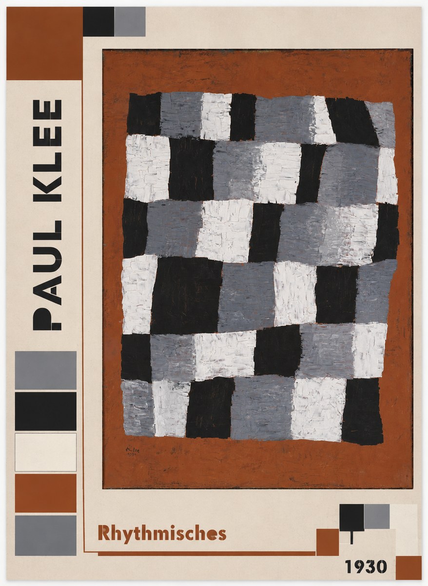 Paul Klee Rhythmisches No2 - Poster