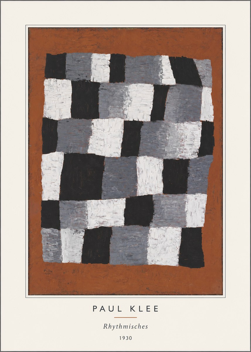 Paul Klee Rhythmisches No5 - Poster