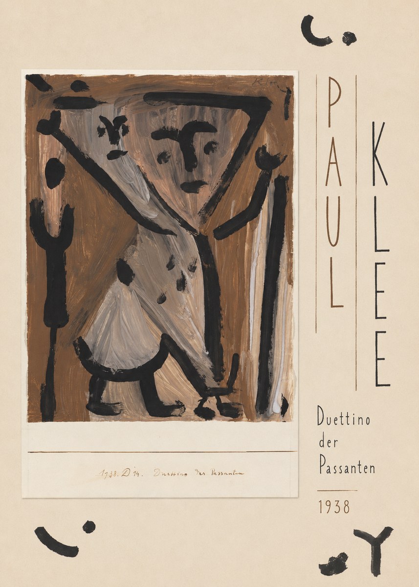 Paul Klee Duettino Der Passanten No5 - Poster