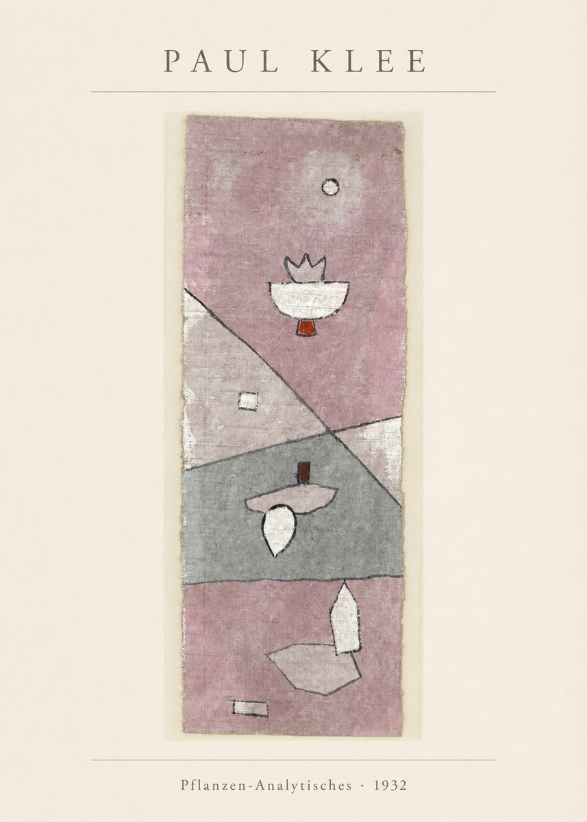 Paul Klee Pflanzen-analytisches No4 - Poster
